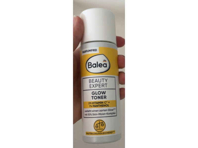 Balea Beauty Expert Glow Toner, Vitamin C + Panthenol, 3.4 fl oz/100 mL