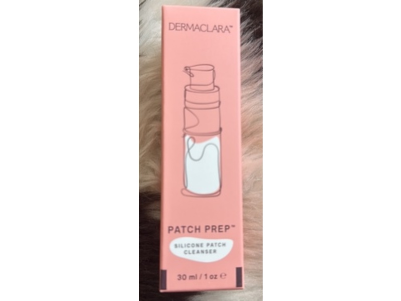 Dermaclara Patch Prep Silicone Patch Cleanser, 1 oz/30 mL