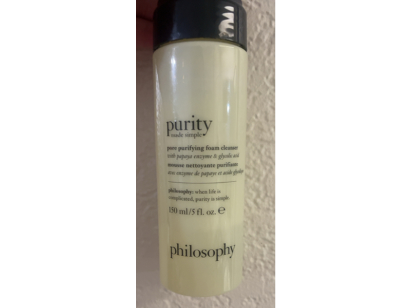 Philosophy Purity Made Simple Pore Purifying Foam Cleanser, 5 fl oz/150 mL
