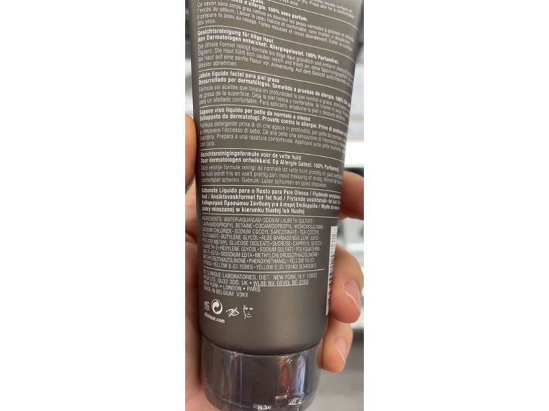 Clinique For Men Face Wash, Oily Skin Formula, 6.7 fl oz/200 mL