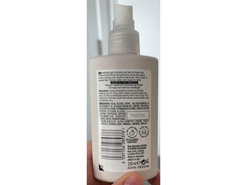 John Frieda Profiller+ Thickening Spray, 150 mL