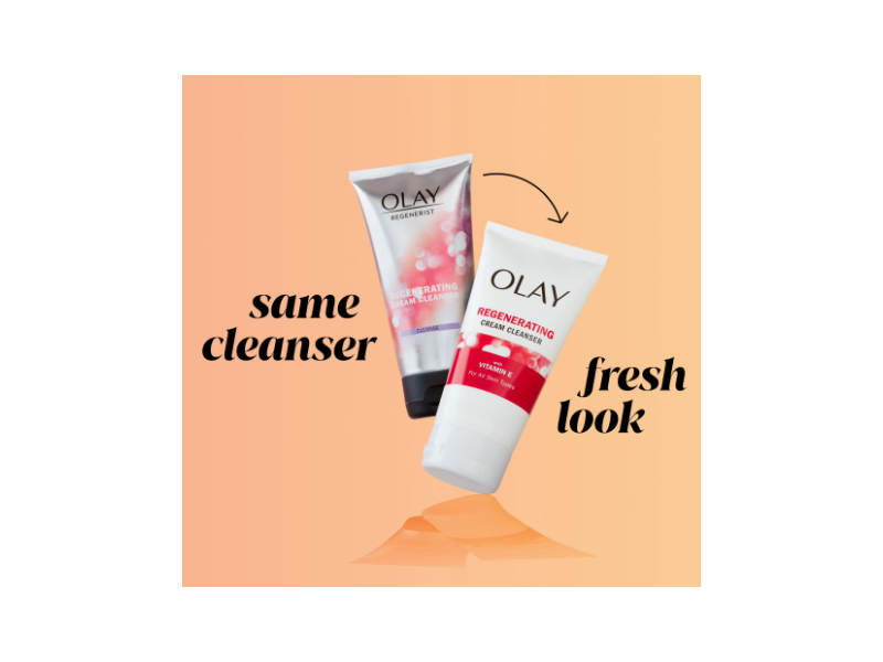 Olay Regenerating Cream Cleanser, Vitamin E, 5 fl oz/150 mL