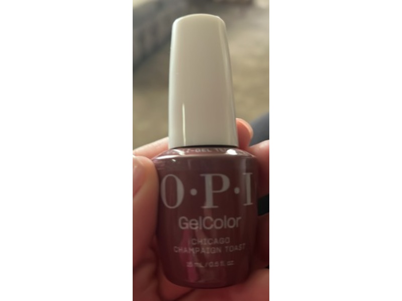 O.P.I Gel Color Nail Polish, Chicago Champaign Toast, 0.5 fl oz/15 mL