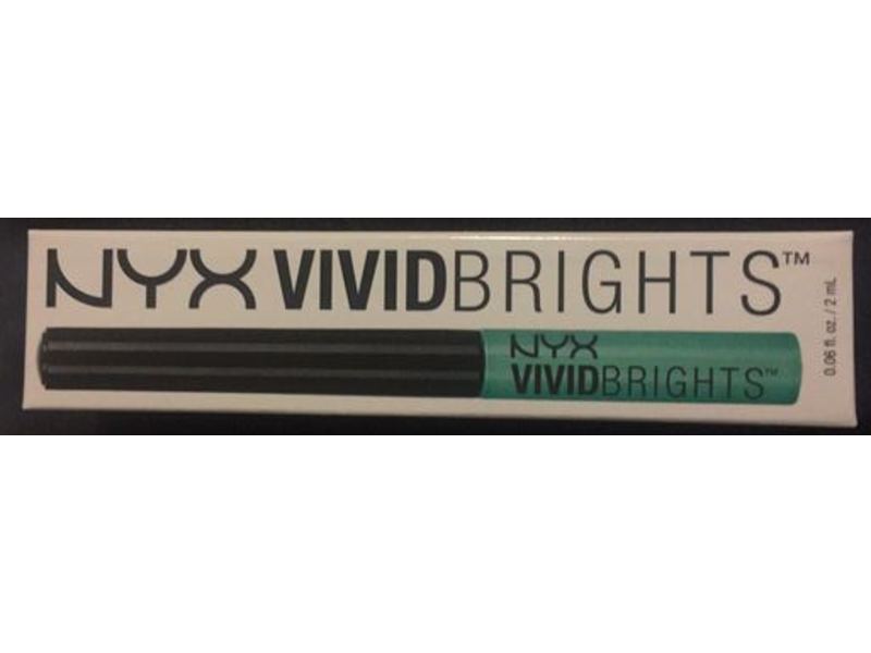 Nyx Vivid Brights Liner, Vivid Envy, 0.068 fl oz