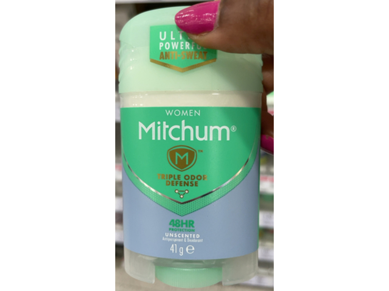 Mitchum Triple Odor Defense Antiperspirant & Deodorant, 41 g