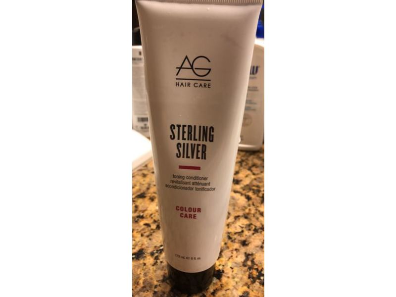 AG Hair Care Colour Care Toning Conditioner, Sterling Silver, 6 fl oz/178 mL