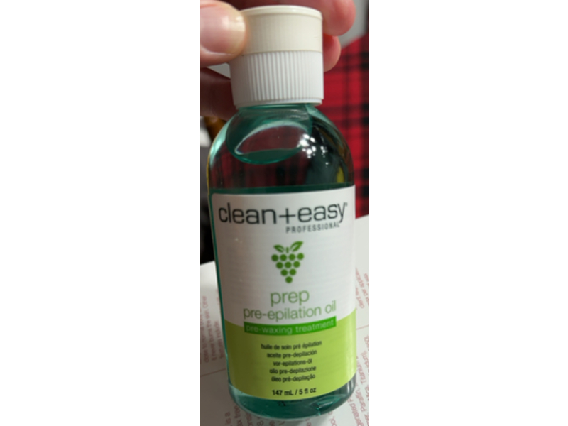 Clean + Easy Prep Pre-Epilation Oil, 5 fl oz/147 mL