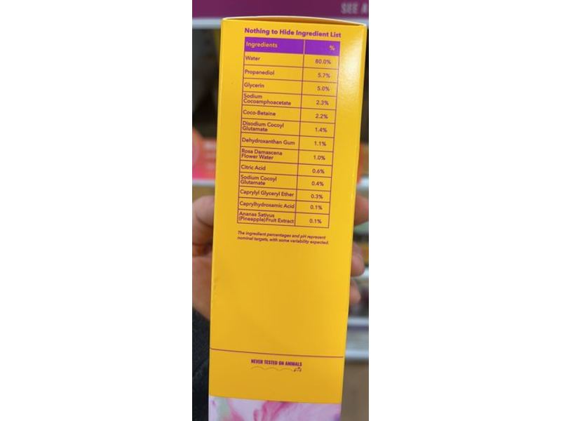 Good Molecules Daily Cleansing Gel, Rosewater, 4 fl oz/120 mL