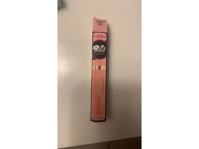 L.A Girl Lip Mask, Sweet Berry, 0.10 fl oz (3 mL)