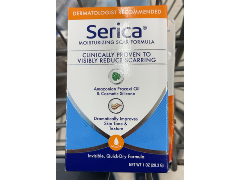 Serica Moisturizing Scar Formula, Amazonian Pracaxi Oil & Cosmetic Silicone, 1 oz/28.3 g
