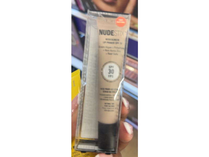 Nudestix Nudescreen Lip Primer, SPF 30, Natural, 0.34 fl oz/10 mL