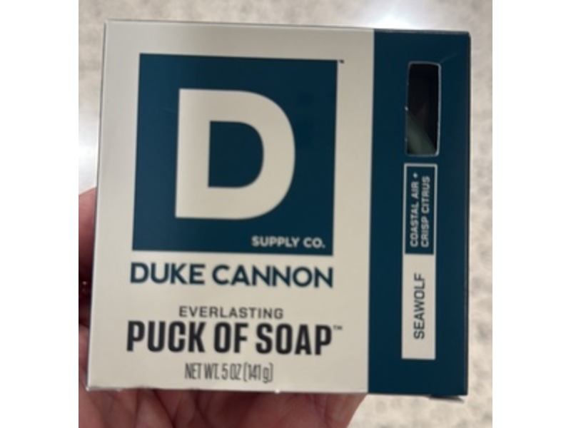 Duke Cannon Everlasting Puck Of Soap, Seawolf, 5 oz/141 g