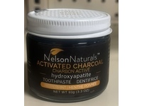 Nelson Naturals Activated Charcoal Toothpaste, Peppermint, 3.3 oz/93 g - thumbnail 2