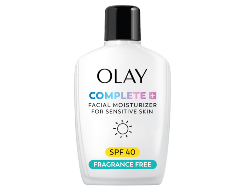Olay Complete+ Facial Moisturizer Sunscreen, SPF 40, 6.0 fl oz/177 mL