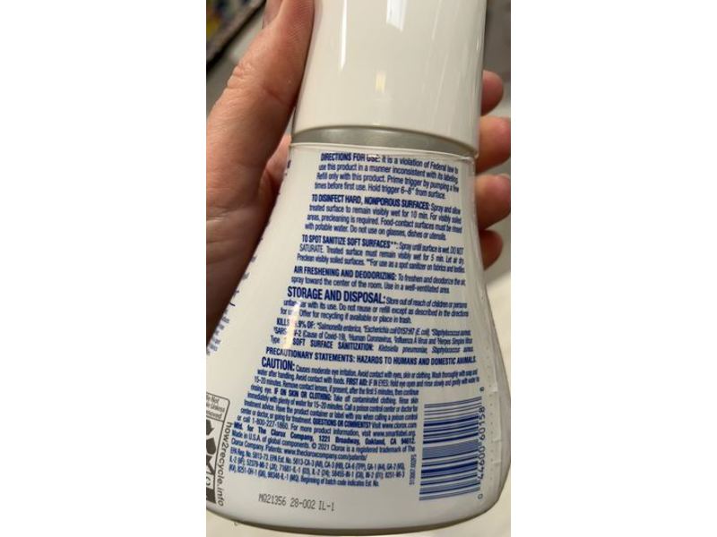 Clorox Disinfecting Mist Multi Surface, 10 fl oz/295 mL