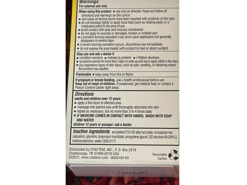 Aspercreme Max Arthritis Pain Relieving Liquid, 2.5 fl oz/73 mL