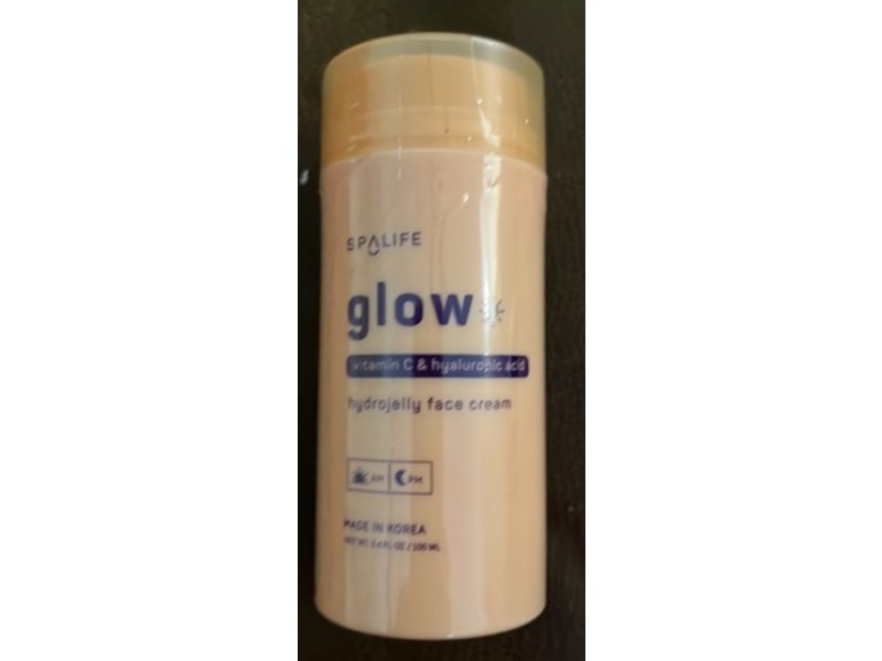 Spalife Glow Hydrojelly Face Cream, Vitamin C & Hyaluronic Acid, 3.4 fl oz/100 mL