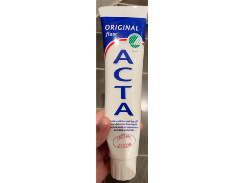 ACTA Fluor Toothpaste, Original, 125 mL
