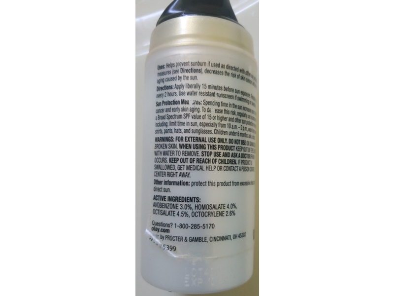 Olay Total Effects 7 In One Moisturizer&Sunscreen, SPF 15, 3.4 fl oz/100 mL