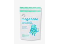 Megababe Shower Sheet Body Cleansing Cloths, Cucumber, Mint, 10 Counts - Image 2
