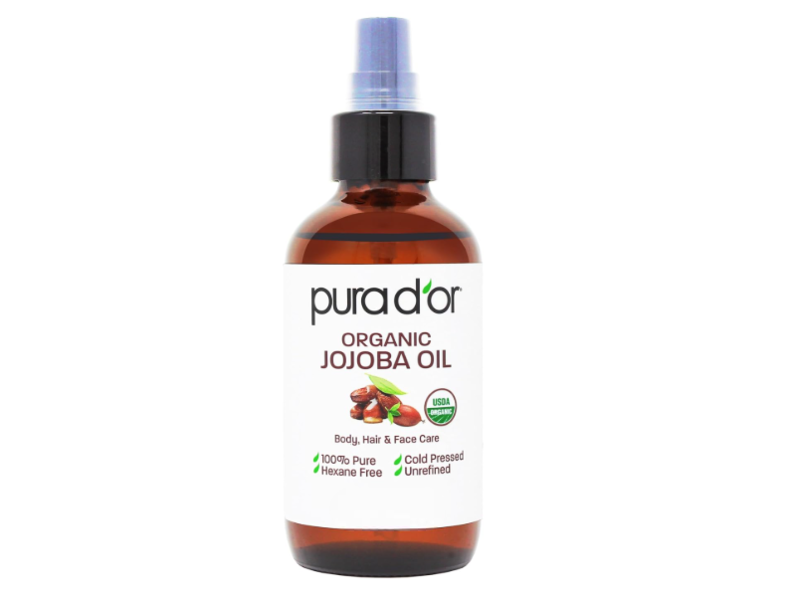 Pura D'or Organic Jojoba Oil, 3.2 fl oz/95 mL