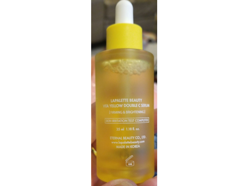 Lapalette Beauty Vita Yellow Double C Serum, 1.18 fl oz/35 mL
