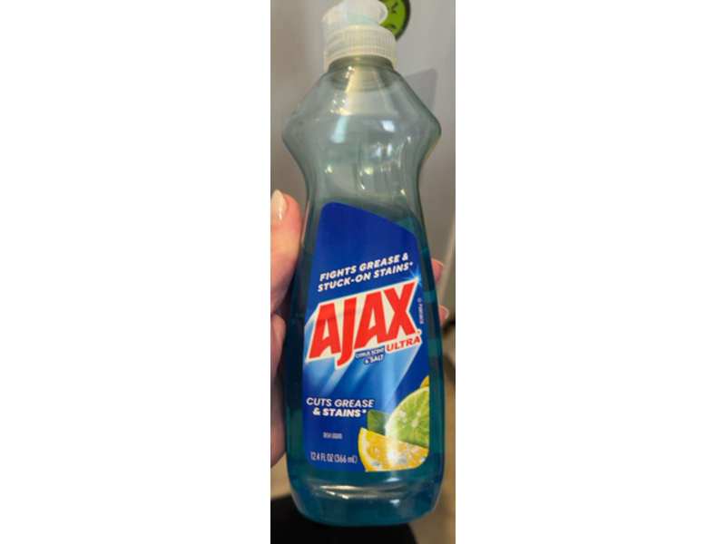 Ajax Ultra Dish Liquid, Citrus Scent & Salt, 12.4 fl oz/366 mL