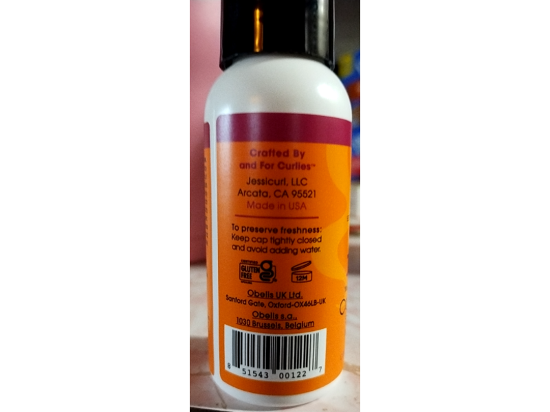 Jessicurl Confident Coils Styling Solution, Citrus Lavender, 2 fl oz/59 mL