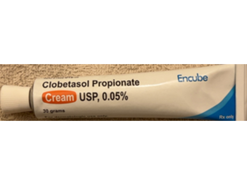 Clobetasol Propionate Cream, 0.05%, 30 g, Encube (Rx)