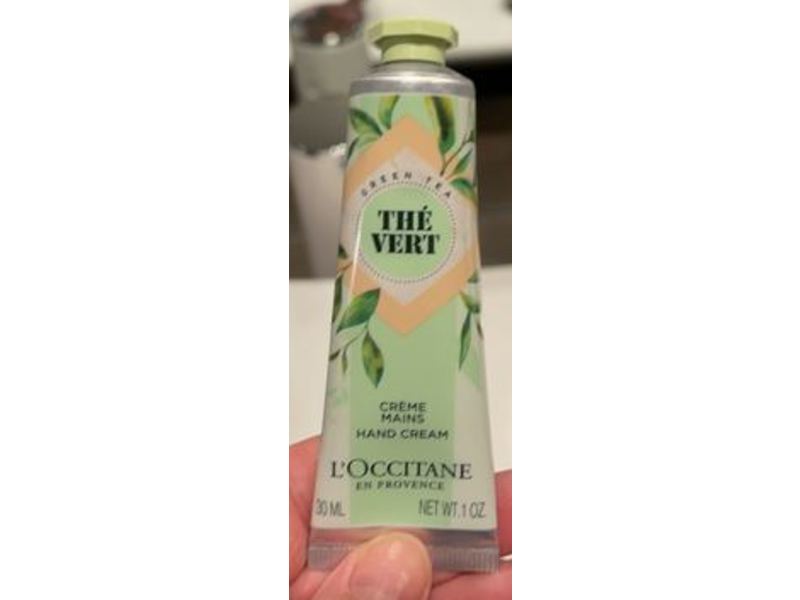 L'Occitane En Provence Hand Cream, Green Tea, 1 oz/30 mL