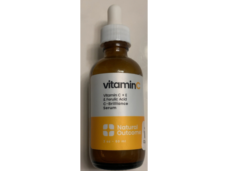 Natural Outcome Face Serum, Vitamin C & Ferulic Acid, 2 oz/60 mL