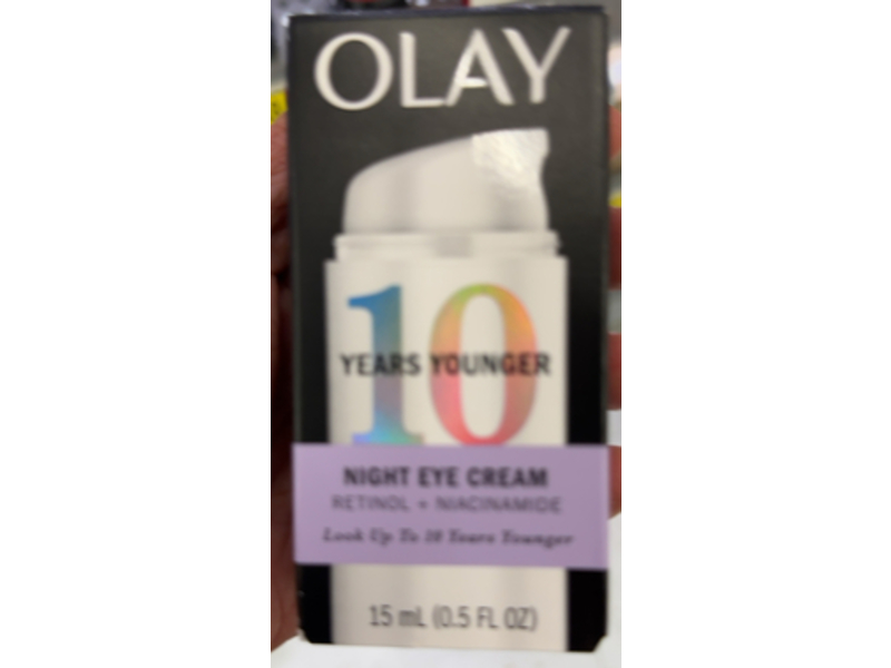 Olay 10 Years Younger Night Eye Cream, 0.5 fl oz/15 mL