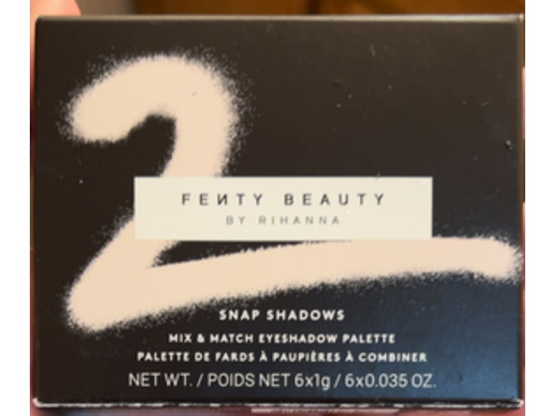Fenty Beauty Snap Shadows Mix & Match Eyeshadow Palette ,2 Cool Neutrals, 0.035 oz/1 g