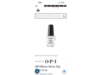 O.P.I Mirror Shine High-Shine Top Coat, 0.5 oz/15 mL - thumbnail 2