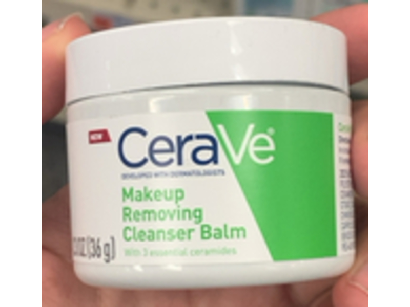 CeraVe Makeup Removing Cleanser Balm, 3 Essential Ceramides, 1.3 oz/36 g