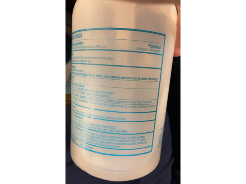 Ecolab Express Gel Hand Sanitizer, 18 fl oz/540 mL