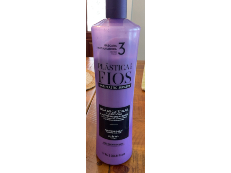 Cadiveu Hair Plastic Surgery Repair Mask, Arginine & Acai, 33.8 fl oz/1 L