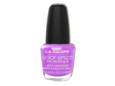 L.A. Colors Color Craze Nail Polish, Purple CNP 612, 0.44 fl oz/14 mL
