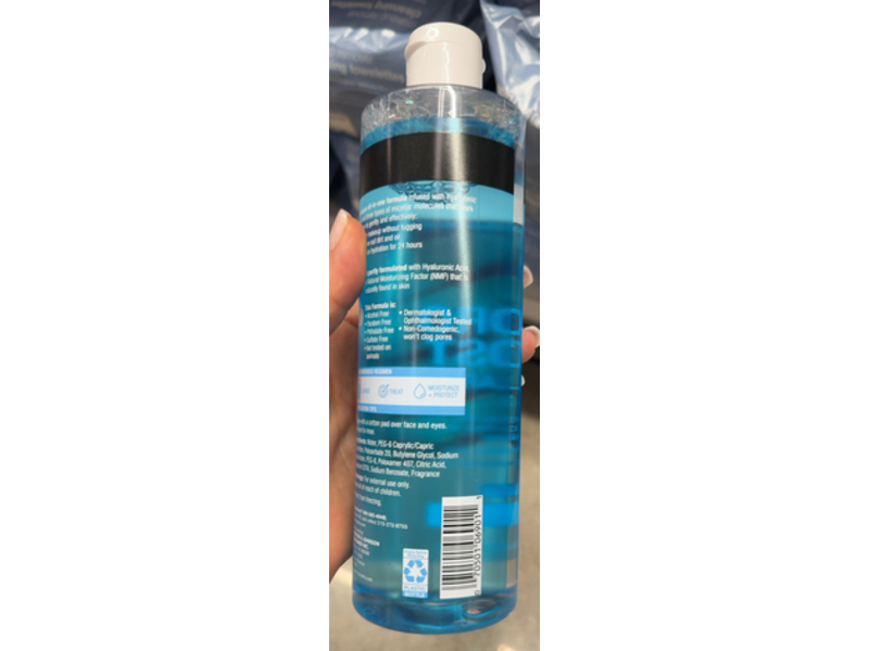 Neutrogena Hydro Boost Micellar Water, Hyaluronic Acid, 13.5 fl oz/400 mL