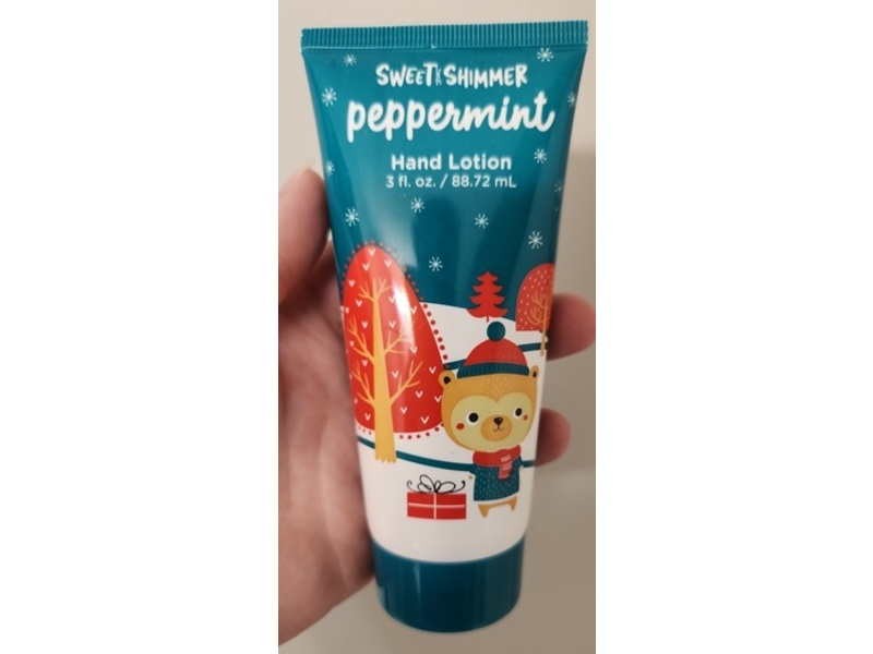 Groovi Beauty Sweet Shimmer Peppermint Hand Lotion, 3 fl oz/88.72 mL