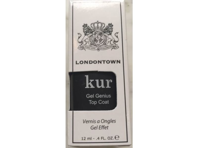 Londontown Kur Gel Genius Top Coat, 0.4 fl oz/12 mL