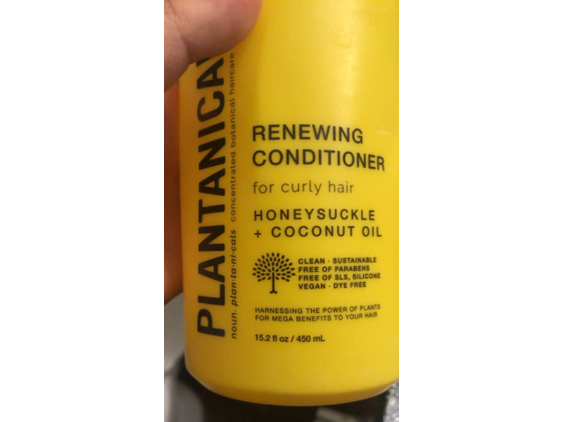 Plantanicals Renewing Conditioner, Honeysuckle + Coconut Oil, 15.2 fl oz/450 mL