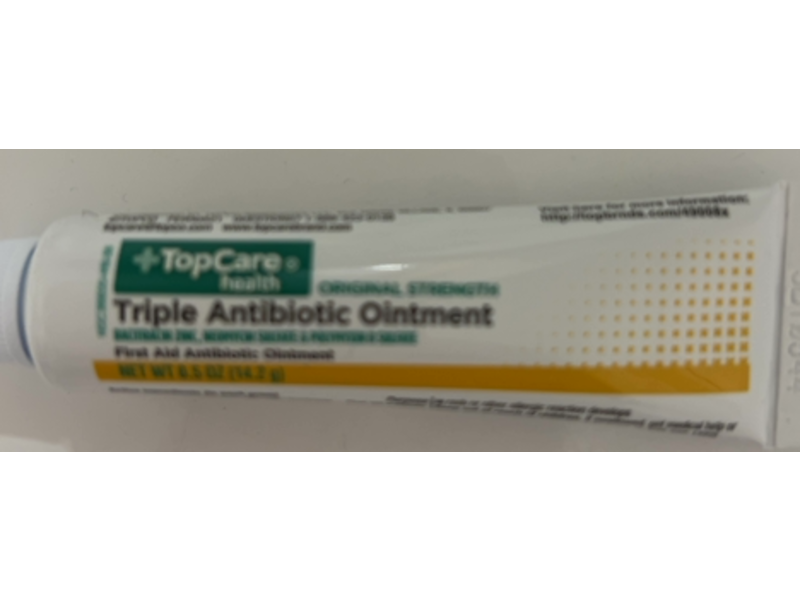 TopCare Health Triple Antibiotic Ointment, 0.5 oz/14.2 g