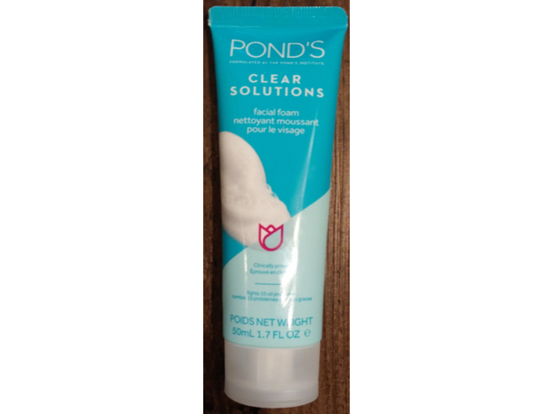 Pond's Clear Solution Facial Foam, 1.7 fl oz/50 mL