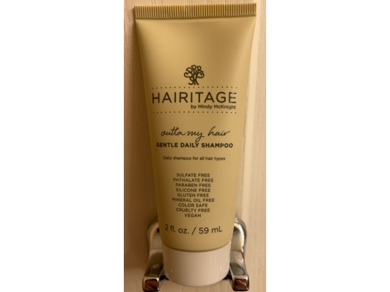 Hairitage Outta My Hair Gentle Daily Shampoo, 2 fl oz/59 mL