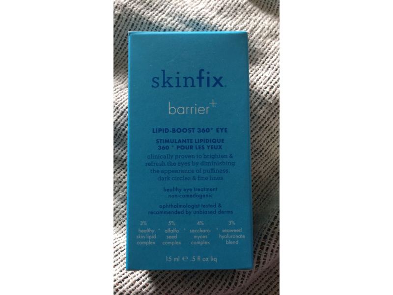 Skinfix Barrier+ Lipid-Boost 360° Eye Cream, 0.5 fl oz/10 mL