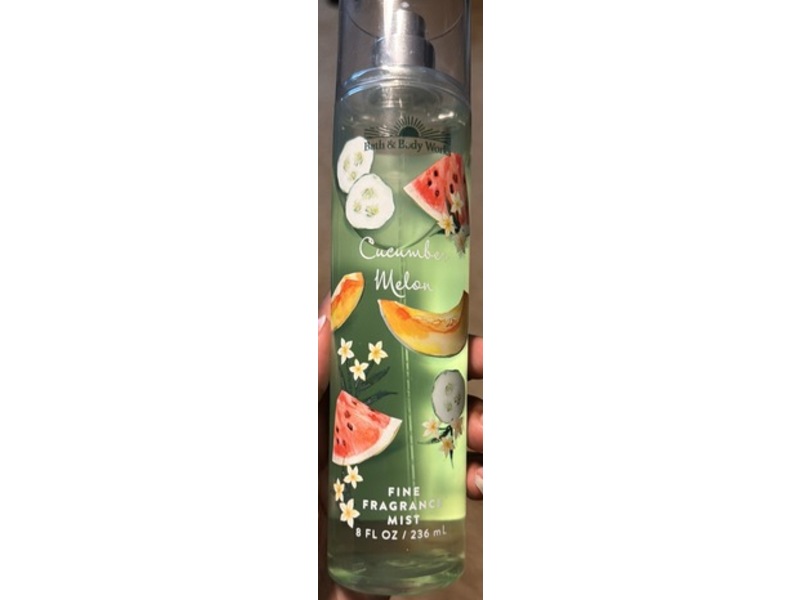Bath & Body Works Fine Fragrance Mist, Cucumber Melon, 8 fl oz/236 mL.