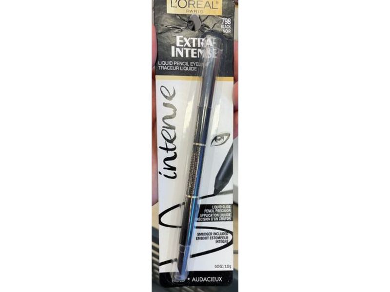 L'Oreal Paris Extra Intense Liquid Pencil Eyeliner, 798 Black, 0.03 oz/1.10 g