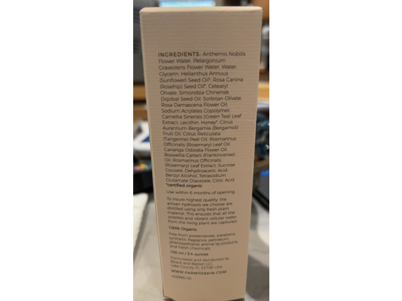 Farm To Skin Patricia Walker Facial Cleanser, Get Fresh