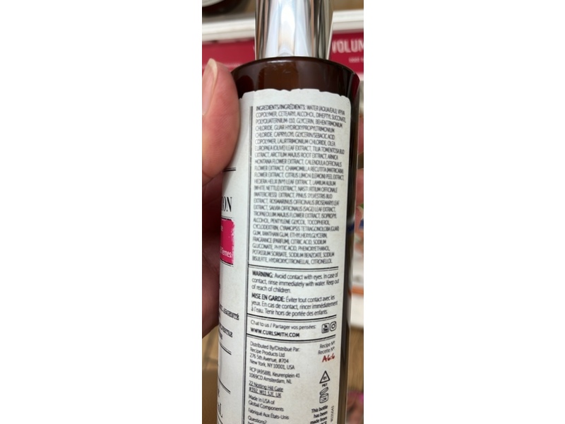 Curlsmith Full Body Volumizing Lotion, Invisible Hold, 8 fl oz/237 mL